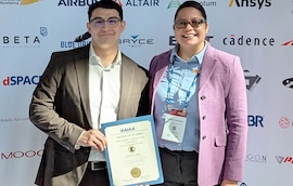 Graduate Wins Award at 2025 AIAA SciTech
