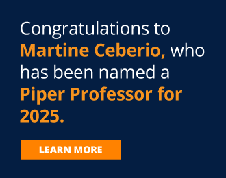Congratulations Martine Ceberio