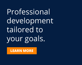 Professional development tailored to your goals